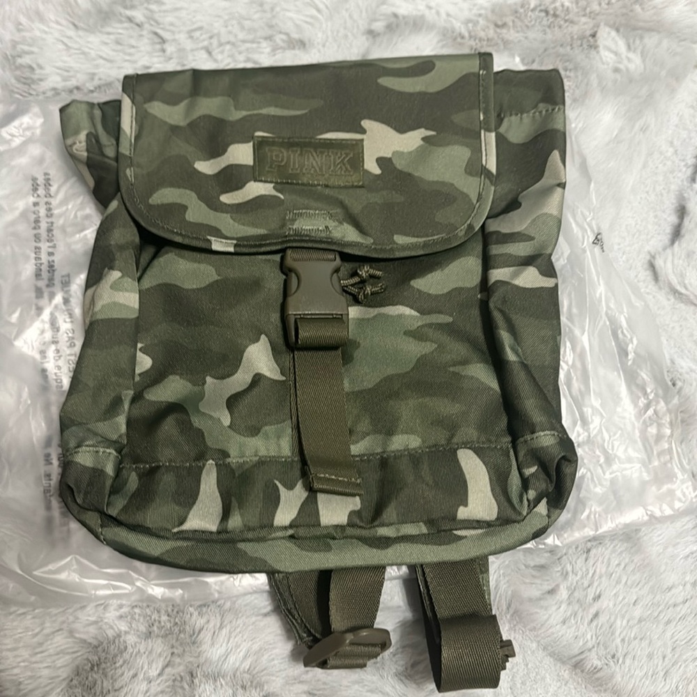 PINK camouflage mini back pack